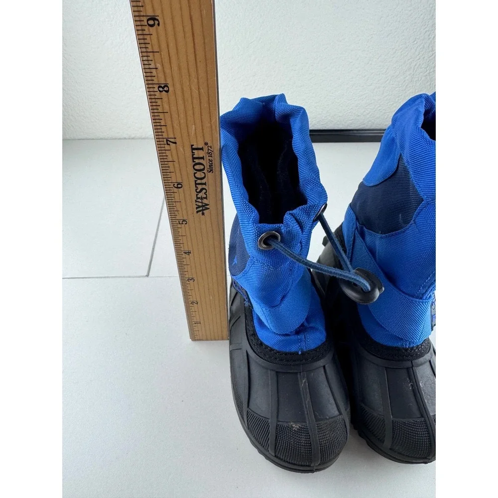 Kamik Fireball Kids‎ Blue Winter Snow Boots Waterproof Size 8
